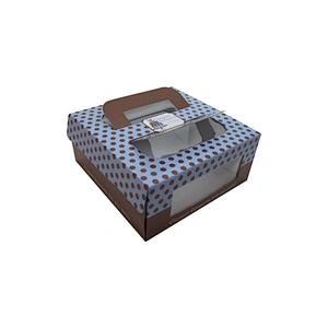 custom cake box luxury bakery boxes cake packaging with window and handle