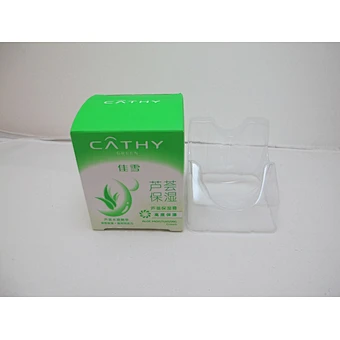 Wholesale Paper Green Skin Care Box Custom High Qaulity Deluxe Cosmetic Box
