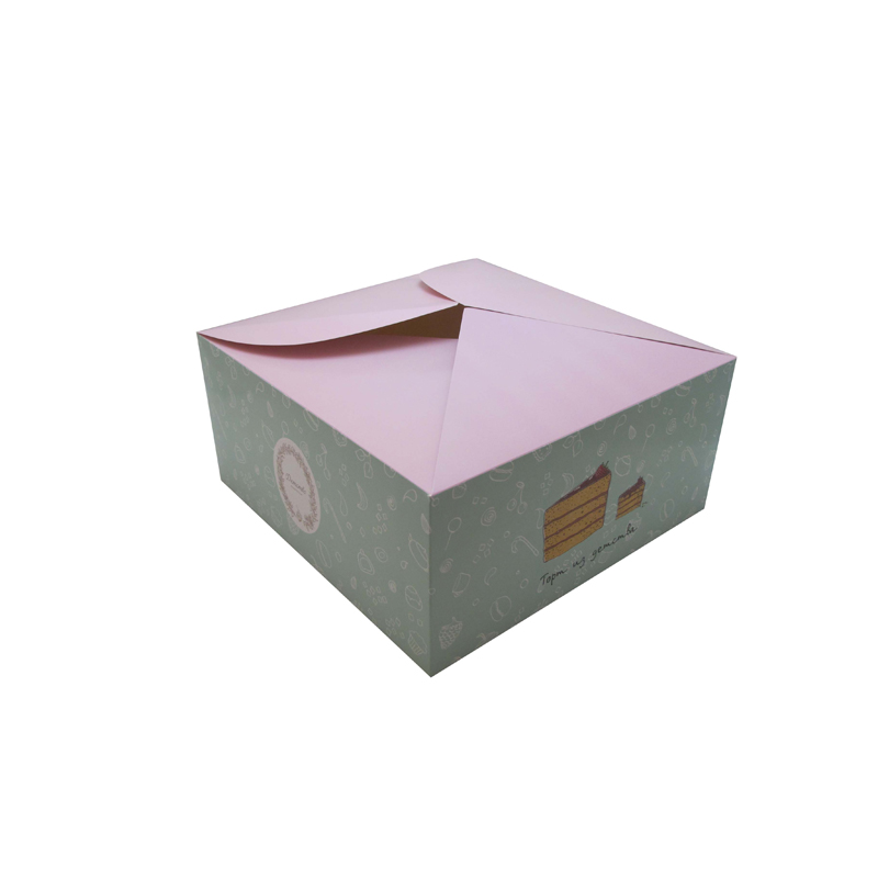 custom cake box baker packaging box square unique design