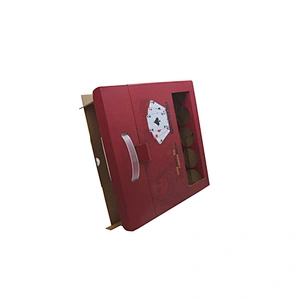 Custom Logo 5 Bottle Wine Bottle Gift Tag Box
