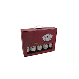 Custom Logo 5 Bottle Wine Bottle Gift Tag Box