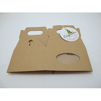 Brown Kraft Paper Cake Box - Eco-Friendly Packaging