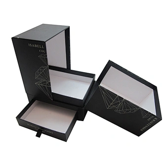 Wholesale Custom Logo Jewelry Drawer Box with Ribbon