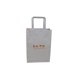 Custom White Kraft Paper Bag with your Logo