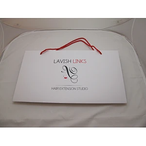 Custom White Prited Luxury Paper Bag