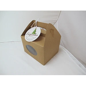 Brown Kraft Paper Cake Box - Eco-Friendly Packaging