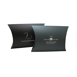 Wholesale Fashion Black Pillow Paper Box with Logo