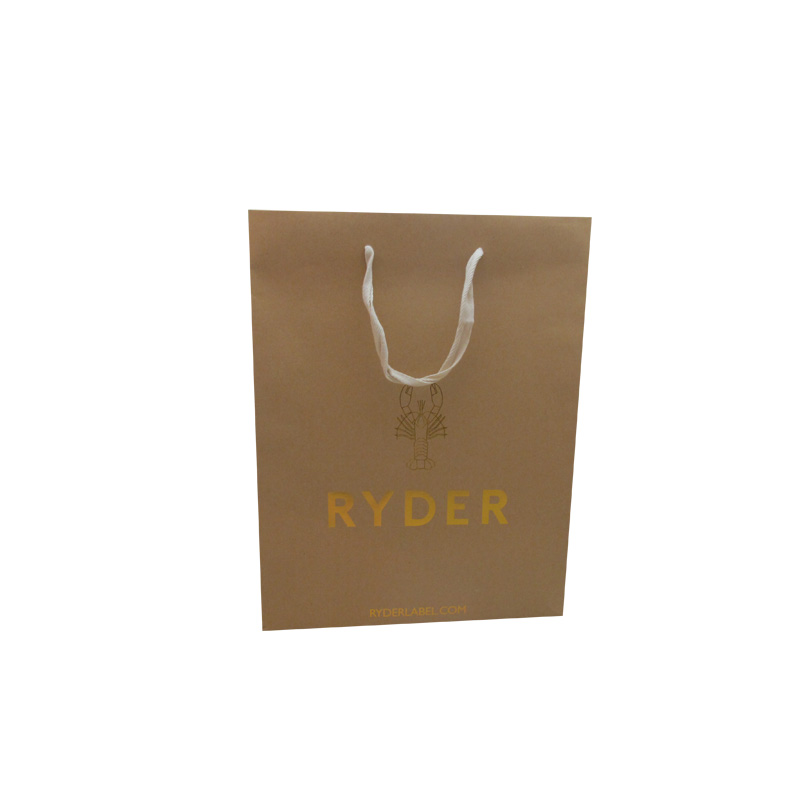 Eco-Friendly Wholesale Custom Kraft Paper Bags with Handles