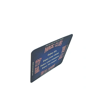 Square absorbent paper coffee drink cup coaster paper mat Design Cardboard paper beer coaster