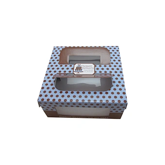 custom cake box luxury bakery boxes cake packaging with window and handle