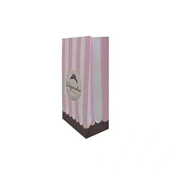 Eco-Friendly Wholesale Custom Bakery Packing Paper Bags without Handles