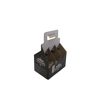 Chinese Manufacturer Champagne Custom Beer Packaging Box with Handles