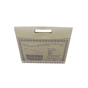 Wholesale Die Cut Color Printing Custom Portable Paper Box with Window
