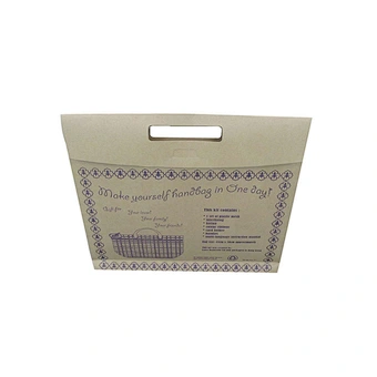 Wholesale Die Cut Color Printing Custom Portable Paper Box with Window