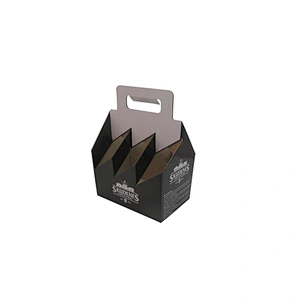 Chinese Manufacturer Champagne Custom Beer Packaging Box with Handles