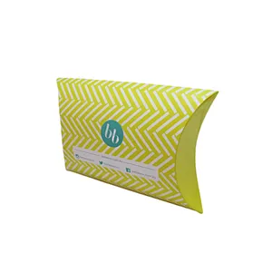 Eco-friendly Art Card Wholesale Custom Pillow Boxes with Logo
