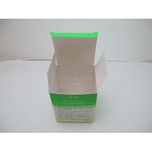 Wholesale Paper Green Skin Care Box Custom High Qaulity Deluxe Cosmetic Box