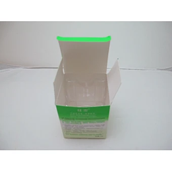Wholesale Paper Green Skin Care Box Custom High Qaulity Deluxe Cosmetic Box