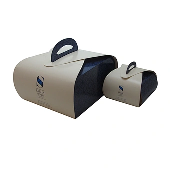 Custom small Cake Box cookie Packaging Boxes Printing your logo cake boxes with Handle