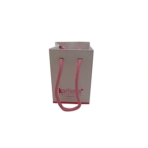 Wholesale Custom Paper Bag Luxury Packaging Bag Gift Bag With Cotton Rope