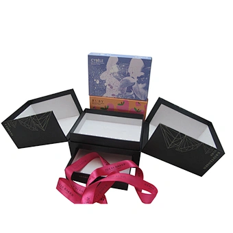 Wholesale Custom Logo Jewelry Drawer Box with Ribbon