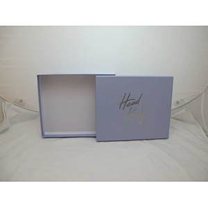Best Quality Custom Purple Luxury Wig Box With Lid And Base Separated
