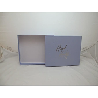 Best Quality Custom Purple Luxury Wig Box With Lid And Base Separated