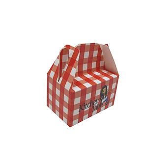 Cutom paper cake box with logo printing bakery packaging box with handle