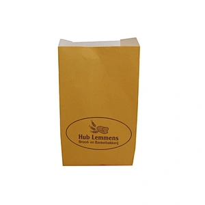 Eco-Friendly Wholesale Custom Design Three Sizes Food Packing Paper Bag without Handles