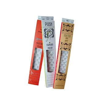 New Top-rated 300g White Cardboard Matt lamination Custom Hair Extension Box with Window