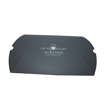 Wholesale Fashion Black Pillow Paper Box with Logo