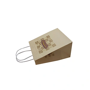 Wholesale Custom Your Logo Kraft Paper Bag with Twisted Handles