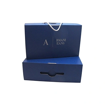 Custom Shoes Packing Paper Box with Ropes