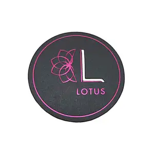 Supplier custom absorbent coaster logo print paper coaster for drink