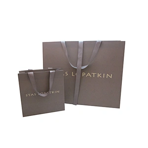Wholesale Eco-Friendly Custom Design Elegant Shopping Paper Bags with Handles