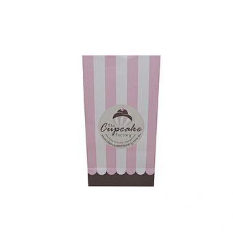 Eco-Friendly Wholesale Custom Bakery Packing Paper Bags without Handles