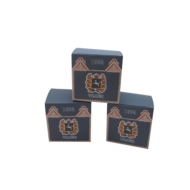 Custom Coated Paper Packaging Folding Box Auto Lock Bottom Paper Boxes with Logo