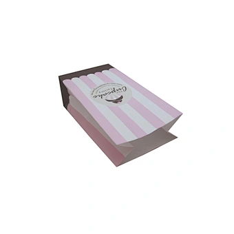 Eco-Friendly Wholesale Custom Bakery Packing Paper Bags without Handles