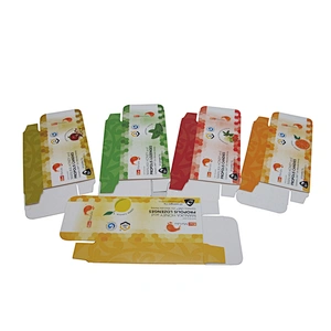 Custom Printed Logo Foldable Card Paper Boxes for Packing