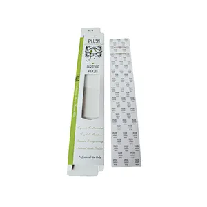 New Top-rated 300g White Cardboard Matt lamination Custom Hair Extension Box with Window