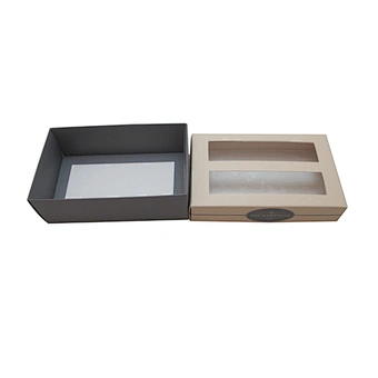 wholesale custom dessert cookie box biscuit paper boxes rectangle bakery cake box with Transparent window