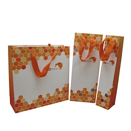 Custom Wholesale Paper Bag Packaging Bag  Gift Bag With Ribbon