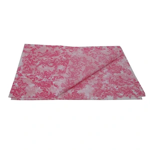 Custom Printed Pink Tissue Paper Clothes Shoes Wrapping Tissue paper with logo print