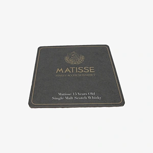 Factory Office Hotel custom print Cardboard Coaster Absorbent Cup Paper Beer Coasters For Drink