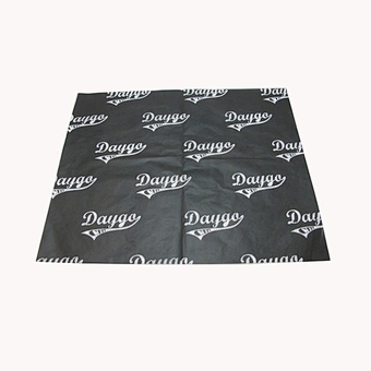 Customised Print Branded Logo tissue paper Gift Clothing Black Packaging Tissue Wrapping Paper for Shoes