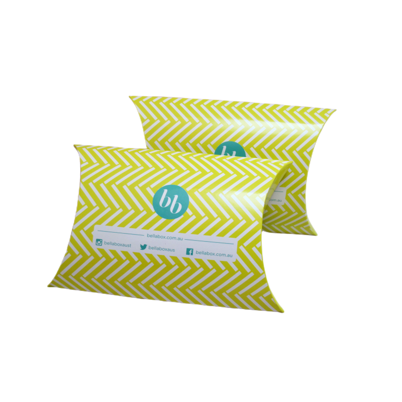 Eco-friendly Art Card Wholesale Custom Pillow Boxes with Logo