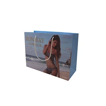 Different Size Garment Clothing Packing Shopping Paper Bag with Handles