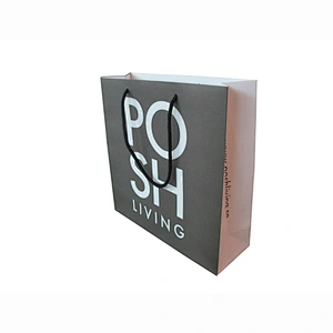 Eco-Friendly Wholesale Kraft Paper Shopping Paper Bag with Handles