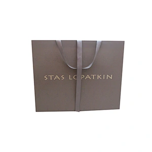 Wholesale Eco-Friendly Custom Design Elegant Shopping Paper Bags with Handles