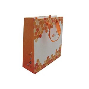 Custom Wholesale Paper Bag Packaging Bag  Gift Bag With Ribbon
